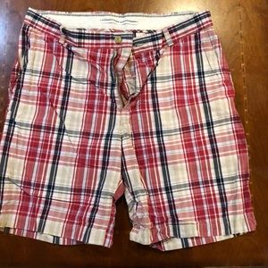 Men’s Nautica RWB plaid shorts